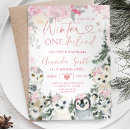 Recherche de flocon de neige rose invitations Hiver onederland