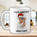 Recherche de donald trump président tasses Noël