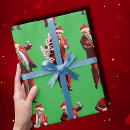 Recherche de père noël drôle papier cadeau Pour eux