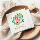Recherche de floral tropical serviettes Mariés