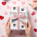 Recherche de patte papier cadeau Empreintes de pattes