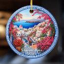 Recherche de santorini ornements Aquarelle