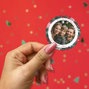 Recherche de noël photo autocollants Flocons de neige