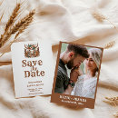 Recherche de western wedding save the dates Moderne