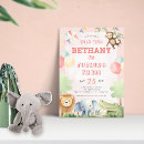 Recherche de carte safari invitations Rose