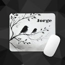 Recherche de arbre blanc tapis souris Aquarelle