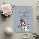 Recherche de snowman invitations Pays des merveilles hivernales