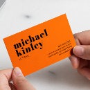 Recherche de et orange cartes visite Professions administratives