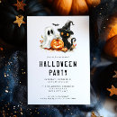 Recherche de cat halloween invitations Chat noir