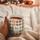 Recherche de noël nostalgique tasses Monogramme
