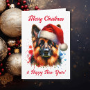 Recherche de berger allemand noël cartes Amoureux des chiens