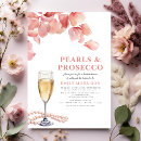 Recherche de florale de perle invitations Rose pâle