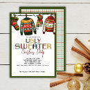 Recherche de ugly sweater noël invitations Rétro