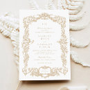 Recherche de floral frame mariage invitations De élégante