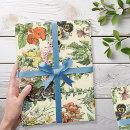 Recherche de antique vintage papier cadeau Floral