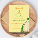 Recherche de grenouille de fille invitations Princesse