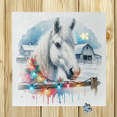 Recherche de cheval blanc puzzles Contenu générationnel