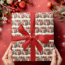 Recherche de pois rouge et blanc papier cadeau Pour elle