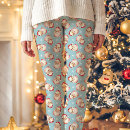 Recherche de santa claus leggings Bleu