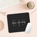 Recherche de lettre tapis souris Initiale