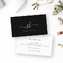 Recherche de classiques cartes visite Monogramme