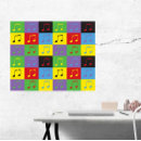 Recherche de musique notes art Coloré