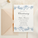 Recherche de vintage baptême invitations Bleu