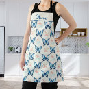 Recherche de papillon bleu tabliers Moderne