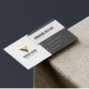 Recherche de destination cartes visite Classique contemporain jolie typographie