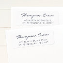 Recherche de modern blue étiquettes adresse retour Moderne