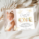 Recherche de or rose faux invitations Floral