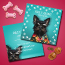 Recherche de empreintes de pattes cartes visite Dog