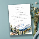 Recherche de ski mariage invitations Aquarelle