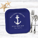 Recherche de ancre marine assiettes Moderne