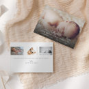 Recherche de birth horizontales 11x16 invitations Élégant