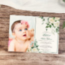 Recherche de girl photo baptême invitations Aquarelle