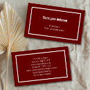 Recherche de blanc rouge cartes visite Minimaliste