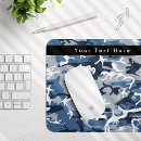 Recherche de camouflage bleu tapis souris Motif de camouflage