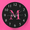 Recherche de rose et noir art Monogrammé