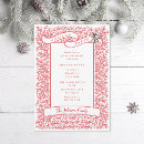 Recherche de branches invitations Rouge et blanc