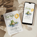 Recherche de grenouilles invitations Pour enfants