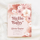 Recherche de bonjour baby invitations Boho