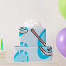 Recherche de bâton de hockey papier cadeau Sport