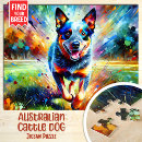 Recherche de bétail puzzles Chien de bétail australien