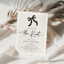 Recherche de black bridal shower invitations Coquette