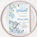 Recherche de little peanut baby shower invitations Éléphant