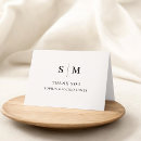 Recherche de ivoire vœux cartes Monogramme