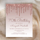 Recherche de rose gold invitations Parties scintillant goutte