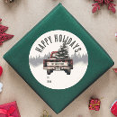 Recherche de camion vintage autocollants Nom de famille