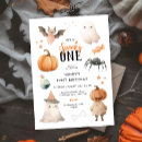 Recherche de éffrayant anniversaire invitations 1er anniversaire d'halloween